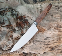 Кухонный Шеф нож из порошковой стали S390 Кухонный Шеф нож из порошковой стали S390 купить на сайте koval-knife.shop